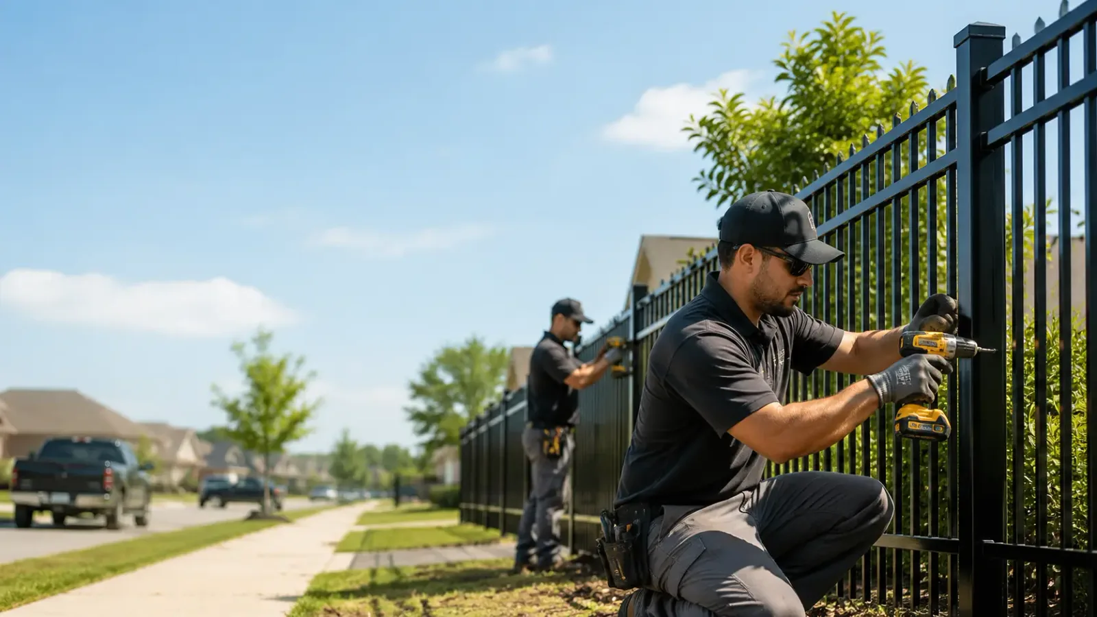 Metal Fence Installation in Morgantown, PA